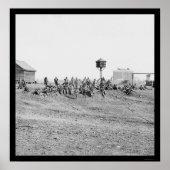 Afrikanisch-amerikanische Soldaten 1865 Poster (Vorne)