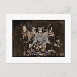 Afrikanisch-amerikanische Steelworker II. Weltkrie Postkarte