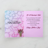 Afrikanisch-amerikanische Tante-Muttertagskarte Dankeskarte (Innenseite)