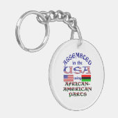 Afrikanisch-amerikanische Teile Schlüsselanhänger (Vorderseite links)