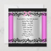 Afrikanisch-amerikanische Twin Girls Babydusche Ho Einladung (Rückseite)