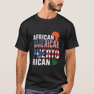 Afrikanisch-amerikanische und puertoamerikanische T-Shirt