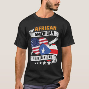 Afrikanisch-amerikanische und puertoamerikanische T-Shirt