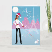 Afrikanisch-Amerikanische Weihnachtskarte Einladung (Vorderseite)