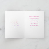 Afrikanisch-Amerikanische Weihnachtskarte Einladung (Innenseite)