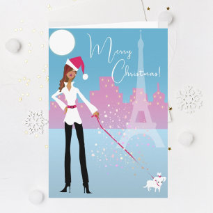 Afrikanisch-Amerikanische Weihnachtskarte Einladung