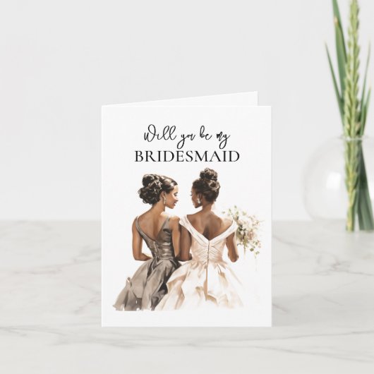 Afrikanisch-Amerikanischer Liebesfrauenvortrag Karte (Vorderseite)