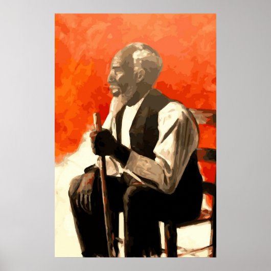 Afrikanisch-Amerikanischer Mann Poster (Vorne)