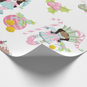 Afrikanisch-Amerikanischer Zuckerpferd Geschenkpapier (Ecke)