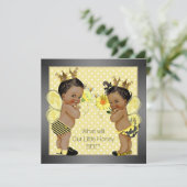 Afrikanisch-Amerikanisches Bienengeschlecht Einladung (Stehend Vorderseite)