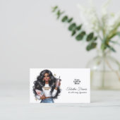 Afrikanisch-amerikanisches Kunsthandwerk Visitenkarte (Stehend Vorderseite)