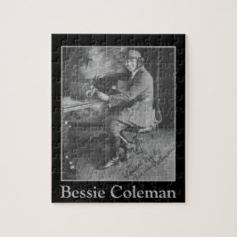 Afrikanisch-amerikanisches Pilotportrait Bessie Co Puzzle