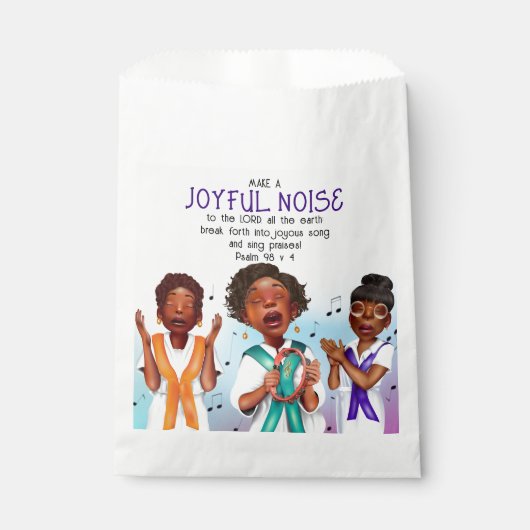 Afrikanisch-Amerikanisches Sängerbuch Geschenktütchen (Vorderseite)