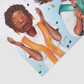 Afrikanisch-Amerikanisches Sängerbuch Seidenpapier (Ausschnitt)