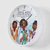 Afrikanisch-Amerikanisches Sängerbuch Uhr (Winkel)