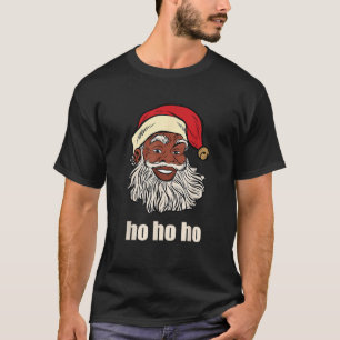 Afrikanisch-amerikanisches Santa T-Shirt