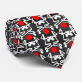 Afrikanisch-amerikanisches Schwarz-Rot-Weihnachten Krawatte (Gerollt)