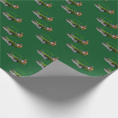 Afrikanisch-amerikanisches Weihnachtswrapping-Papi Geschenkpapier (Ecke)