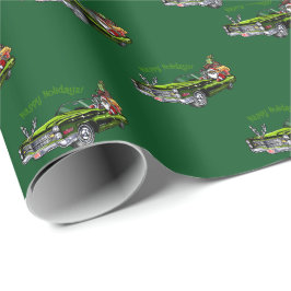 Afrikanisch-amerikanisches Weihnachtswrapping-Papi Geschenkpapier