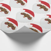 Afrikanisch-amerikanisches Wrapping Paper Geschenkpapier (Ecke)