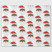 Afrikanisch-amerikanisches Wrapping Paper Geschenkpapier (Flach)