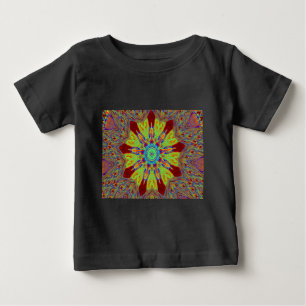Afrikanisch Asiatisch Europäisch ethnisches Muster Baby T-shirt