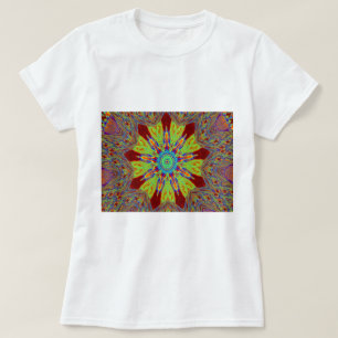 Afrikanisch Asiatisch Europäisch ethnisches Muster T-Shirt