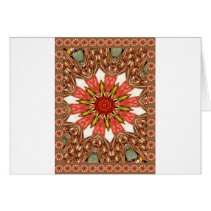 Afrikanisch-asiatisches traditionelles Muster