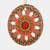 Afrikanisch-asiatisches traditionelles Muster Keramik Ornament (Links)