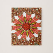 Afrikanisch-asiatisches traditionelles Muster Puzzle (Vertikal)