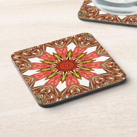 Afrikanisch-asiatisches traditionelles Muster Untersetzer (Linke Seite)