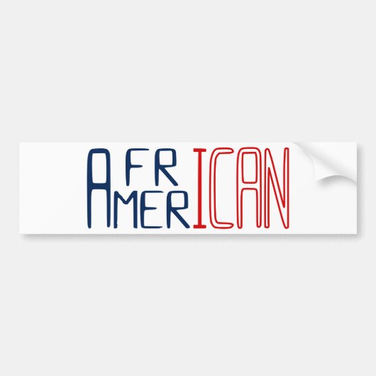Afrikanisch Autoaufkleber (Vorne)