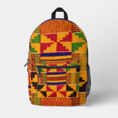 afrikanisch bedruckter rucksack (Vorderseite)