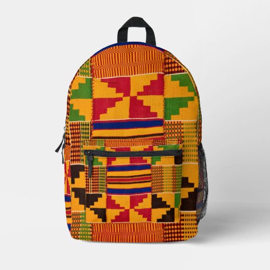 afrikanisch bedruckter rucksack (Vorderseite)