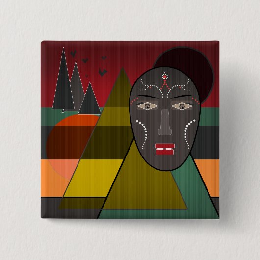 afrikanisch button (Vorderseite)