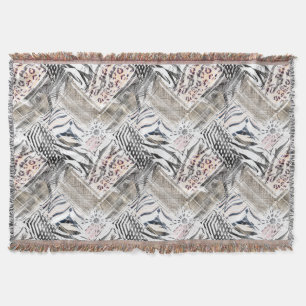 Afrikanisch, Combo, Haut, Tiger, Jaguar, gepunktet Decke