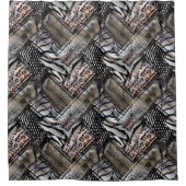 Afrikanisch, ethnisch. duschvorhang (Vorderseite)