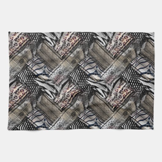 Afrikanisch, ethnisch. geschirrtuch (Horizontal)
