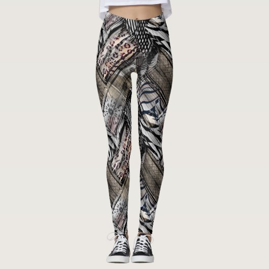 Afrikanisch ethnisch. leggings (Vorderseite)