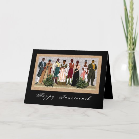 Afrikanisch Feiertagskarte (Vorderseite)