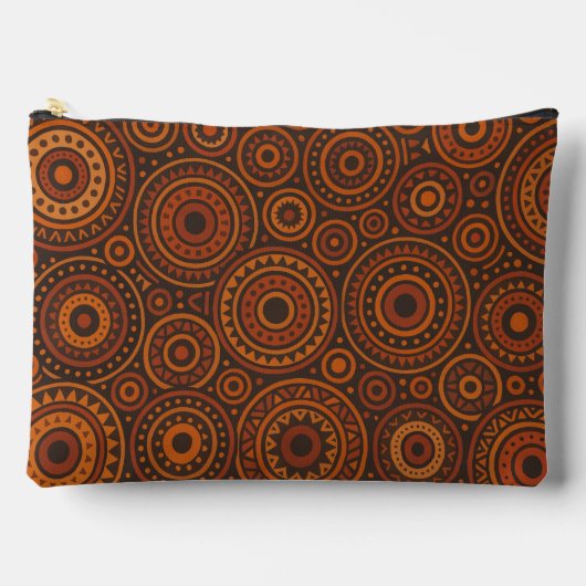 Afrikanisch Geometrisch Zubehörtasche (Vorderseite)