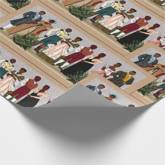 Afrikanisch Geschenkpapier (Ecke)