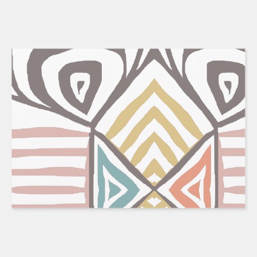 afrikanisch geschenkpapier set (Vorderseite)