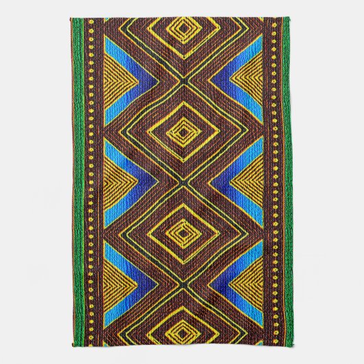 afrikanisch geschirrtuch (Vertikal)