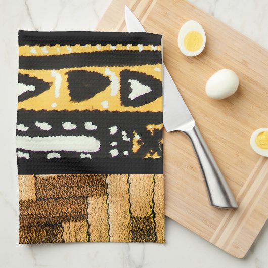 afrikanisch geschirrtuch (Viertel Falte)