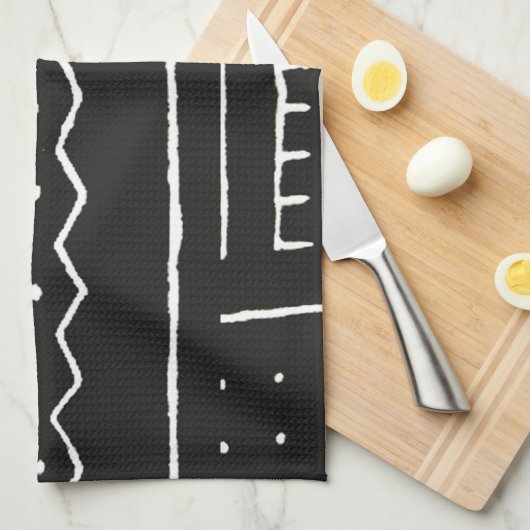 afrikanisch geschirrtuch (Viertel Falte)