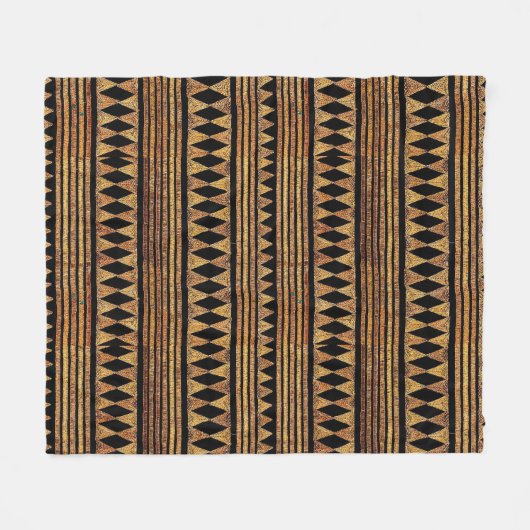 afrikanisch Inspiriert Fleecedecke (Vorderseite (Horizontal))