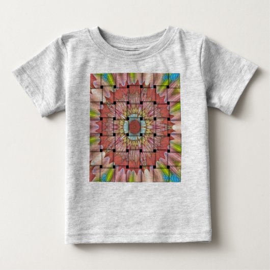afrikanisch Inspirierte Kunstdrucke - Geometrische Baby T-shirt (Vorderseite)