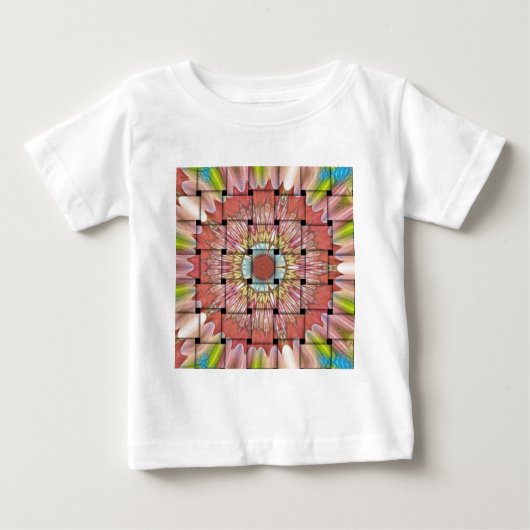 afrikanisch Inspirierte Kunstdrucke - Geometrische Baby T-shirt (Vorderseite)