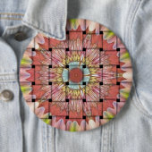 afrikanisch Inspirierte Kunstdrucke - Geometrische Button (Beispiel)